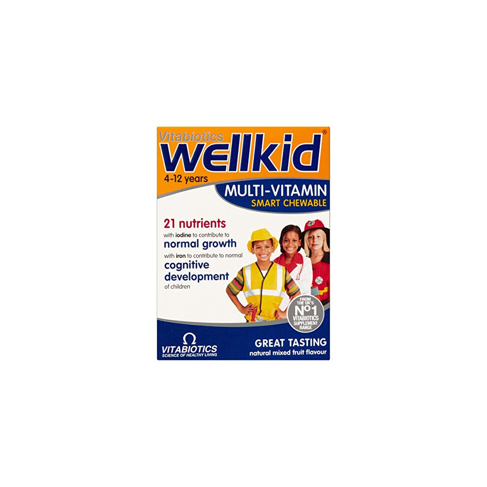 Wellkid Vitabiotics Multi-Vitamin Smart Chewable - 30 Tablets