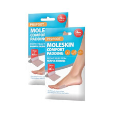 Profoot Moleskin Roll - Instant Relief for Painful Rubbing - Ideal for Blister Prevention, Bunions, Calluses and Foot Discomfort - Hypoallergenic and
