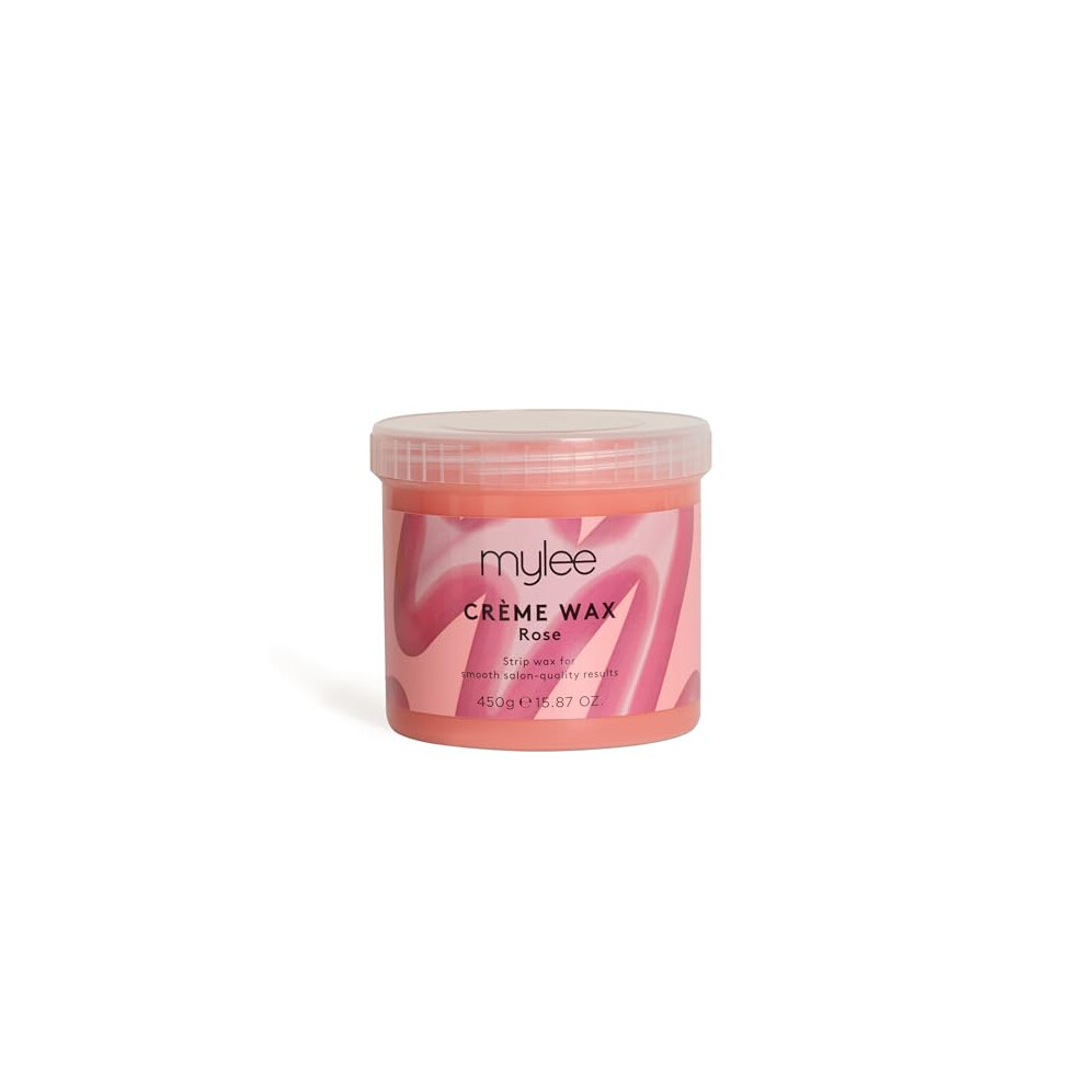Mylee Rose Soft Creme Wax for Sensitive Skin 450g, Wax Heater Friendly, Ideal for All Body Area Stubborn Coarse Hair Removal