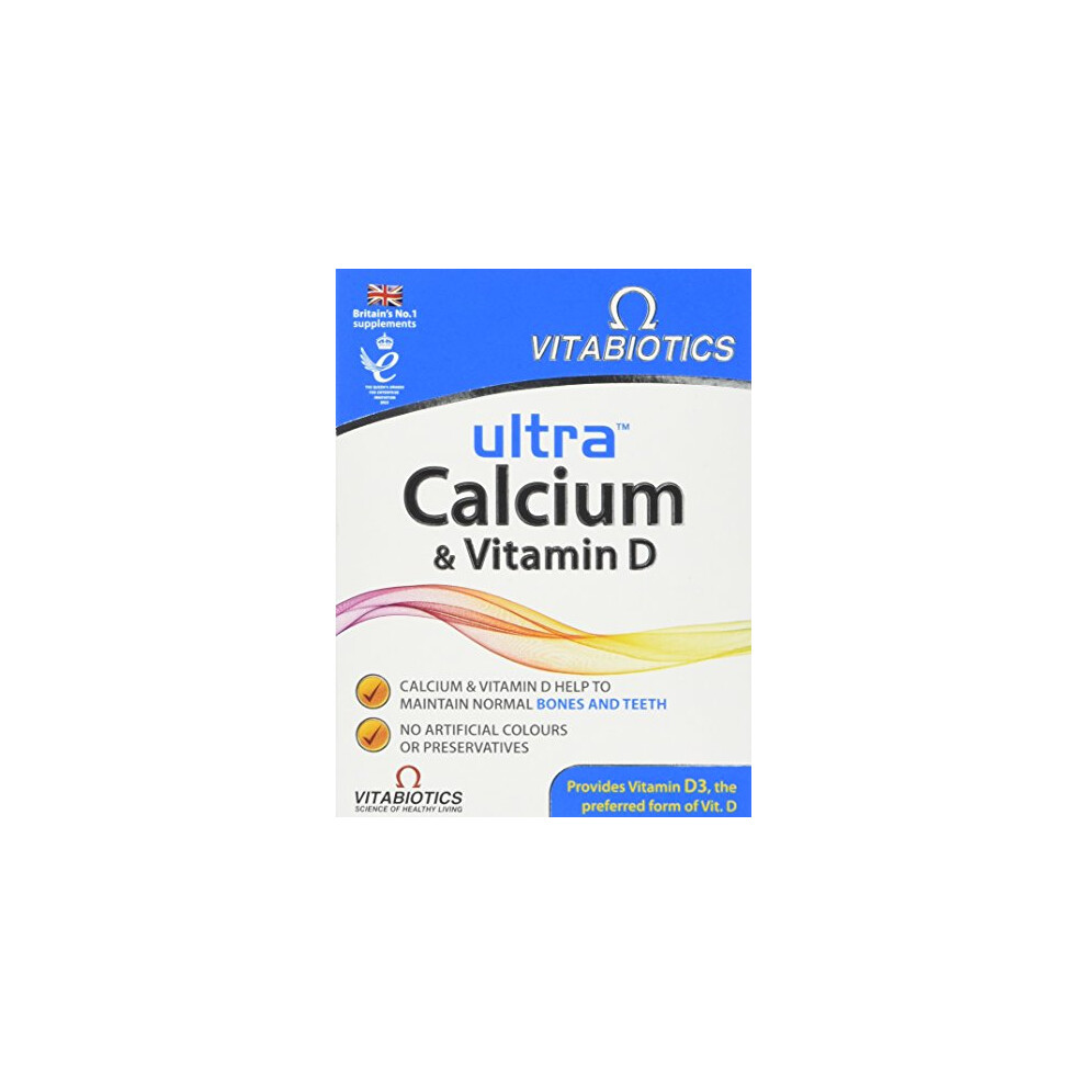 Vitabiotics Ultra Calcium And Vitamin D Tablets,
