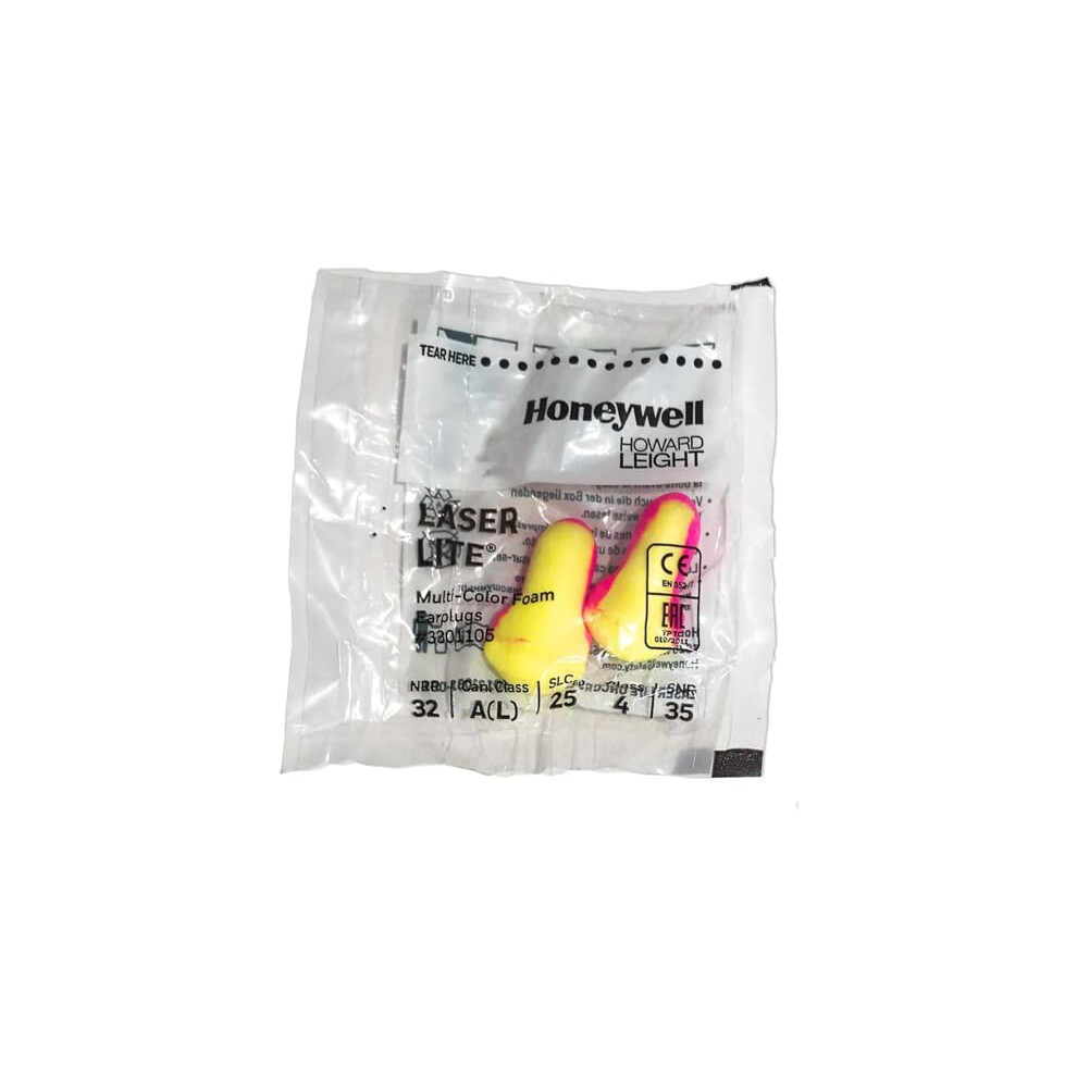 Honeywell Howard Leight Laser Lite Soft Foam Earplugs - Snr 35Db (30 Pairs)