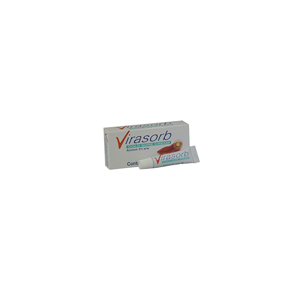 Virasorb Cream Cold Sore Aciclovir 5%, 2G