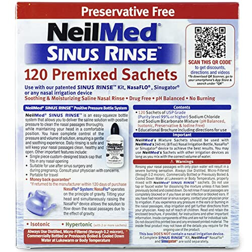 Neilmed Sinus Rinse Kit Sachet 120S 1