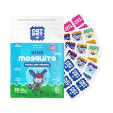 NATPAT Buzz Patch Mosquito Patch Stickers for Kids (60 Pack) - The Original All Natural Citronella Essential Oil Insect Patch, Plant Based Ingredient