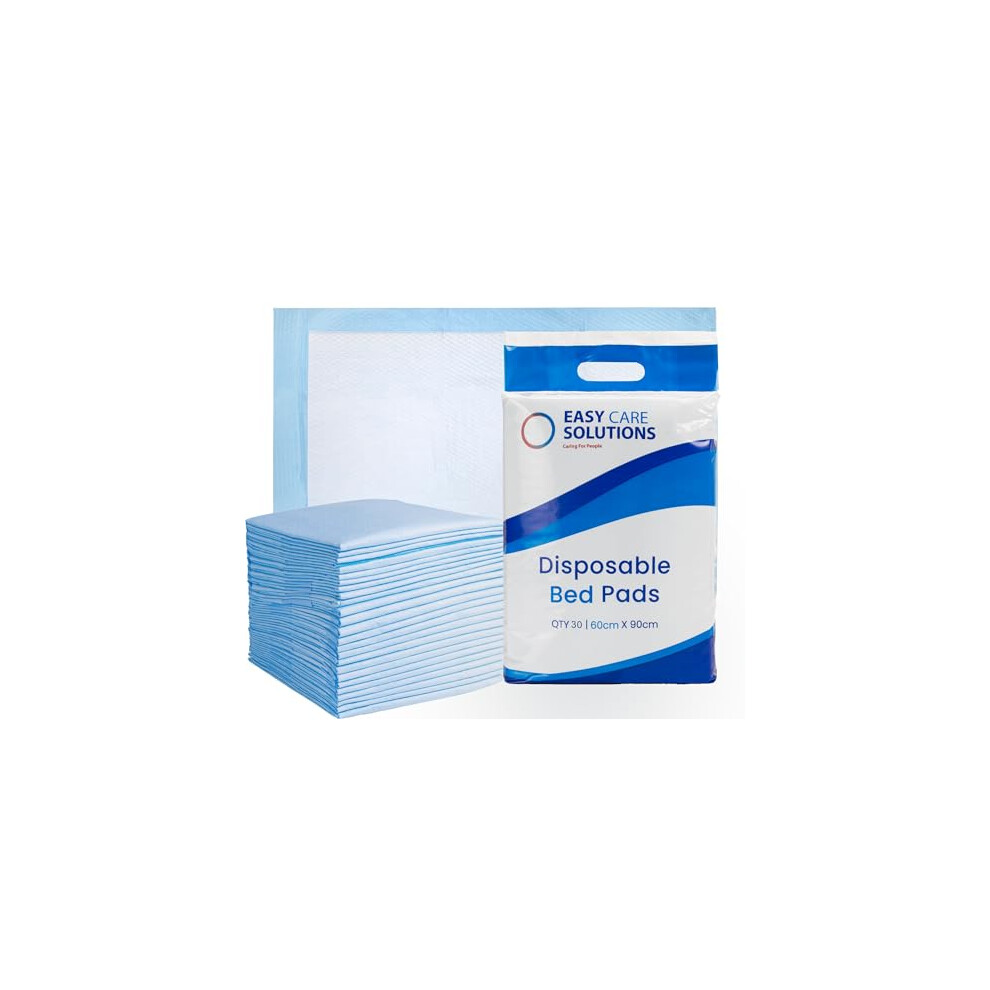 Easy Care Solutions 30 X 60 X 90 Cm Premium Disposable Incontinence Bed Pads | High Absorbency Underpads, Bed Mats, Mattress Protectors, Incontinence