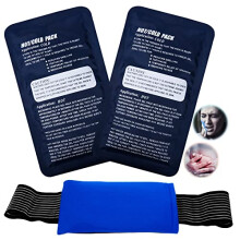 Ice Packs for Injuries Reusable(3 Piece Set),Gel Hot & Cold Ice Packs,Joint Pain, Muscle Pain, Ice Packs with Adjustable Straps, Treat Arms, Shoulder