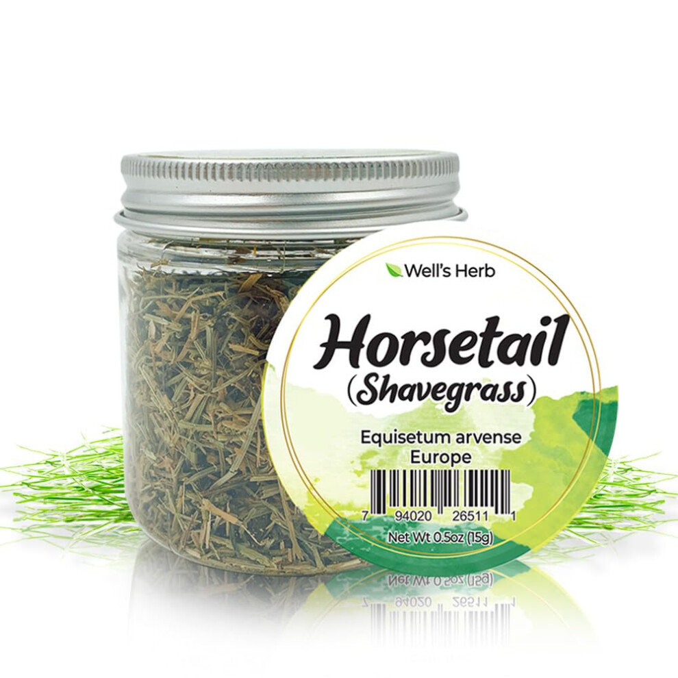 Well's Oil Well's Natural Dried Herb (Horsetail) Perfect For Herbal Hair Infused Oil Herbs For Diy Hair Growth Treatment (Small 0.5Oz)