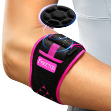 FREETOO Doctor Approved Tennis Elbow Support Strap for Women Men, Comfy Golfers Elbow Support with Compression Pad for Tendonitis, Stylish Tennis Elb
