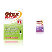 Otex Olive Oil Ear Drops For Natural, Gentle Removal of Excessive & Sodium Bicarbonate Ear Drops for Effective, Gentle Removal of Excessive, Hardened