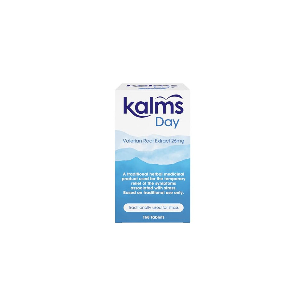 Kalms Day 168 Tablets - Traditional Herbal Medicinal Product Used For The Temporary Relief Of Symptoms Associated With Stress.