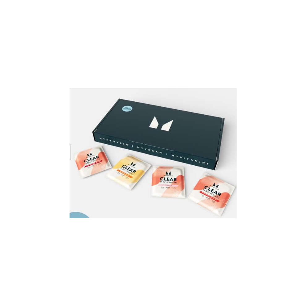New - MyProtein Clear Whey Isolate Protein Powder - Sample Pack - 10 x 25g - 10 Servings - Cool and Refreshing Whey Protein Shake Alternative - 20g P
