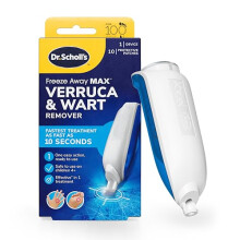 Dr. Scholl's Freeze Away Max Verruca and Wart Remover for Hands and Feet - As Fast As 10 Seconds to Treat Warts and Verrucas, Safe for Children Aged