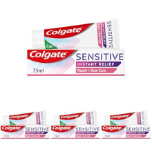 Colgate Sensitive Instant Relief Repair + Gum Care Toothpaste 75ml - Fluoride, Pro-Argin Seals Dentin, Strengthens Gums 61038367