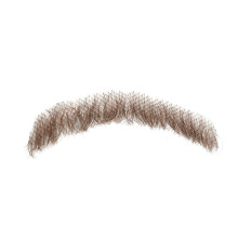 Barba finta Parceria di qualit    teatrale con supporto in pizzo, baffi finti morbidi capelli umani annodati a mano per uomini adulti, costume da b