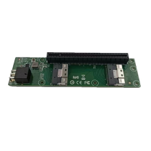 PCIe 5.0 X16 to MCIO 8i Adapter Card 2-Port X8 to PCIe X16 Slot Riser