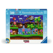 Ravensburger Sonic The Hedgehog: Rompecabezas cl sico de 500 piezas - 12001135 - Herramientas artesanales fabricadas en Alemania. Todas las pieza