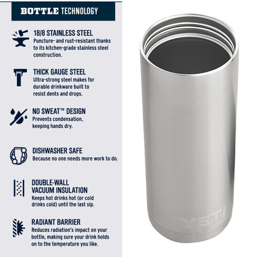 Fla   a Yeti Rambler Hotshot 0,47 l biela 2