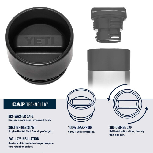 Fla   a Yeti Rambler Hotshot 0,47 l biela 1
