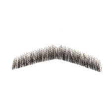 Barba finta Parceria di qualit    teatrale con supporto in pizzo, baffi finti morbidi capelli umani annodati a mano per uomini adulti, costume da b