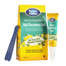 Gel de Recuperación de Uñas Dermatonics | Suaviza y Nutre, Mejora Uñas Secas y Descoloridas | Con Aceite de Árbol del Té y Miel de Manuka | 0.3