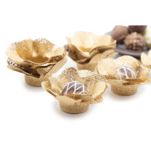 Handgemaakte stoffen truffelbekers | Truffelvoeringen | Truffelverpakkingen | Fominha's | snoepbekers voor chocolade | Forminhas de Brigadeiro | Snoe