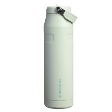 Stanley IceFlow Flip Straw 2.0 Wasserflasche 36 OZ | Integrierter Strohhalm mit grerer ffnung | Leicht und auslaufsicher | Isolierter Edelstahl |