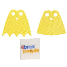 LEGO Tillbehör: Superhjältar Ersättnings Batgirl och Robin Gula Kappor (Stärkta)