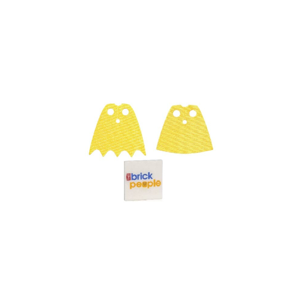 Lego Accessories: Superheroes Replacement Batgirl And Robin Capes (Starched) Yellow