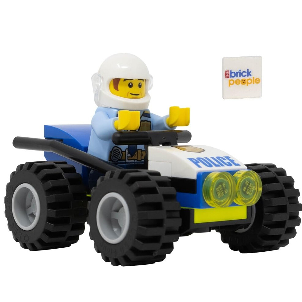 Lego City Police: Policeman Minifigure With Police Buggy