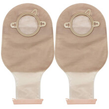 LotFancy Colostomy Bags, 10PCS Two-piece Drainable Pouches with Clamp Closure for Colonoscopy Ostomy Stoma Care (No Skin Barriers), Ileostomy Supplies