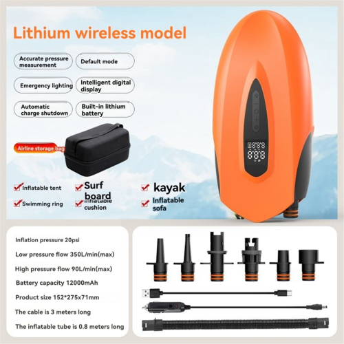 20PSI Paddle Board Inflatable Pump with Auto Shut Off Air Pump,A 1
