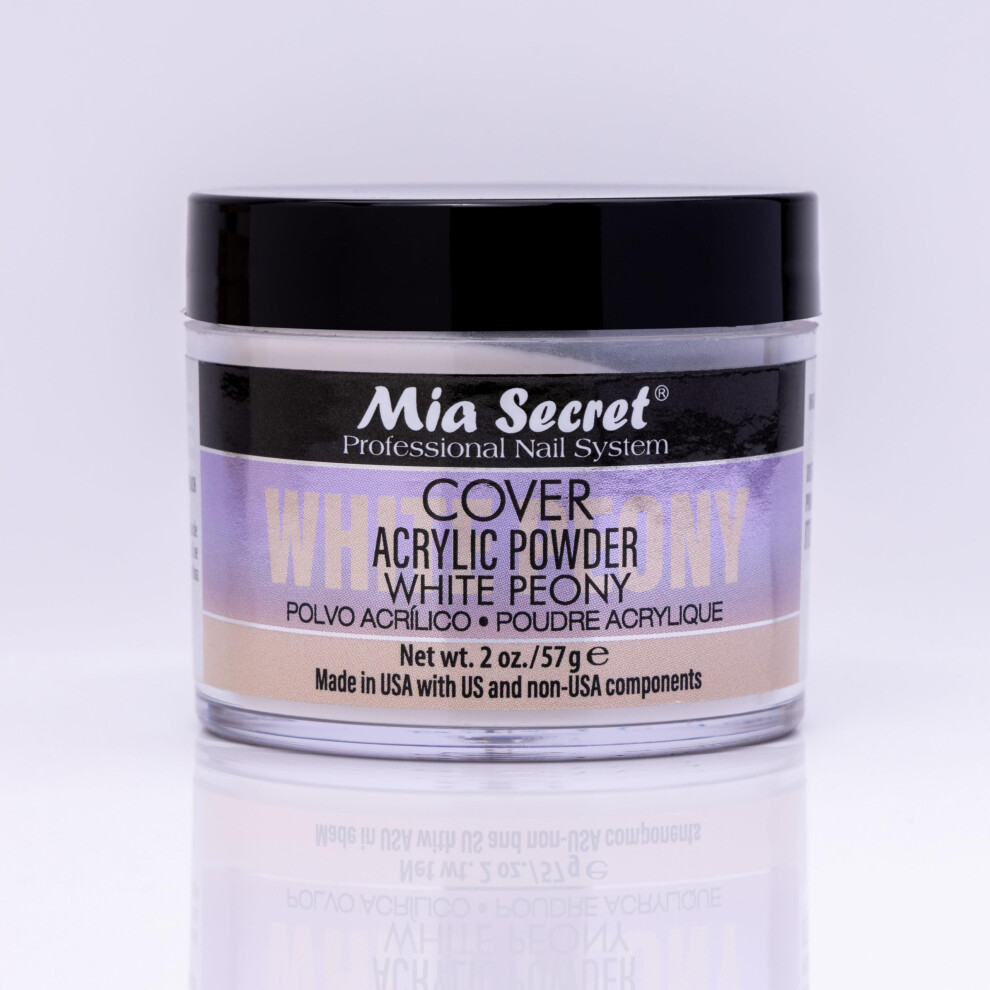 Mia Secret White Cover Peony Acrylic Powder (2 Oz.)
