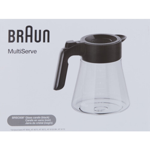 Braun Braun BRSC008 MultiServe Coffee Machine 10 cup Replacement Carafe  Black 1