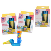 Onkel Bubble Mini Bubble Blower - Familiepakke med 3 Confetti Bubbler Fun Summer Toys til sm?barnspiger og drenge bl?ser tusinder af mini -bobler
