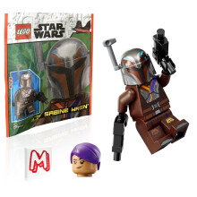 LEGO Star Wars Ahsoka minifiguur - Sabine Wren met blasters (75362)