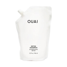 OUAI Detox Shampoo Navulling - Zuiverende shampoo voor opbouw van vuilolieproducten en hard water - Appelazijn en keratine voor schoon, fris haar - S