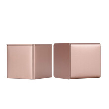 Tianhui Colorful Square Tin peut vider Cube Steel Box Conteneur de rangement pour les friandises Favors Favore The et Artisanat Mini Small de ran