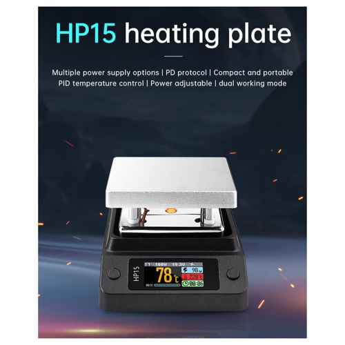 Προθερμαντήρας θερμαντικής πλάκας HP15 MINI Πλάκα θέρμανσης PD Ψηφιακή σταθερά 2