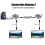 Extensor HDMI 4K de 120 m con cable RJ45 Cat5e/6 3