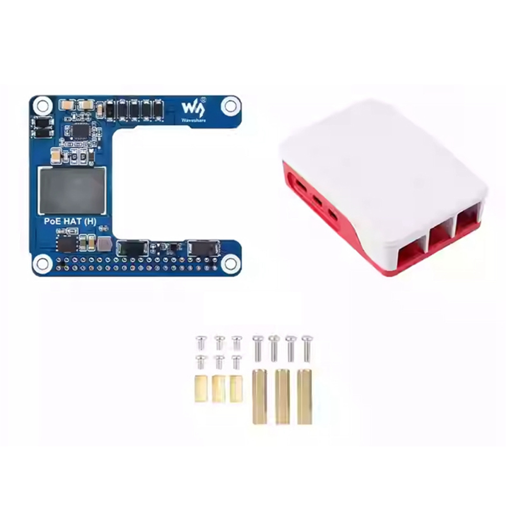 Waveshare For Raspberry Pi 5/Cm5 Poe Hat Power Over Ethernet Hat(H) 4852091331817