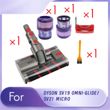 Kit brosse à double rouleau + filtre SV19 SV21 pour aspirateur Dyson SV19