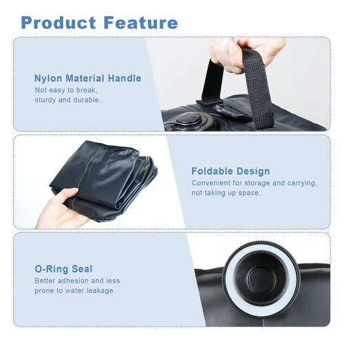 4pack Canopy Water Weights Bag,Gazebos Tent Water Weights Set, Black 2