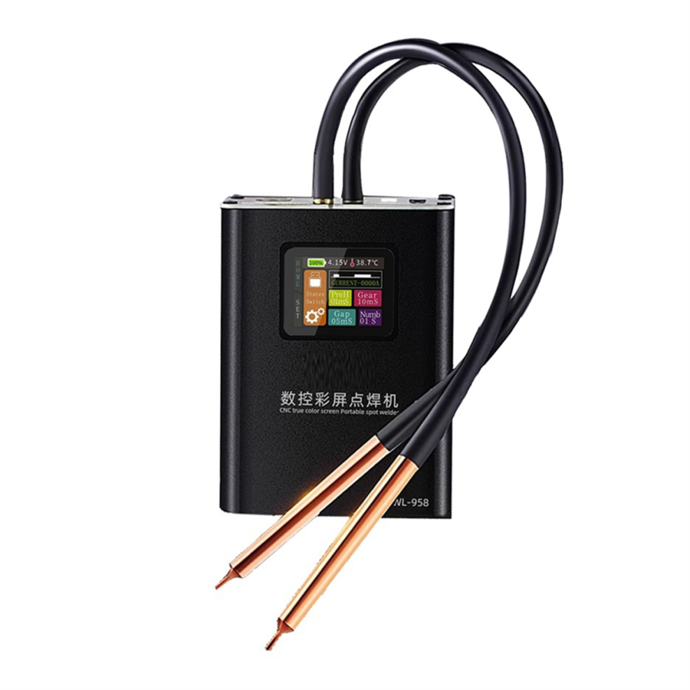 Nouveau soudeur par points portable CNC WL-958, écran couleur, charge rapide 2,1 A