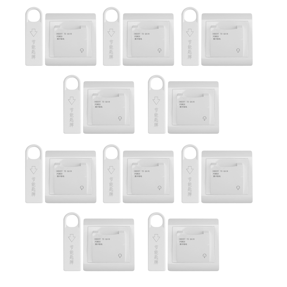 10Set High Grade Hotel Magnetic Card Switch Energy Saving Switch 4852091329142