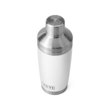 YETI Rambler 20 oz Cocktail Shaker, RVS, Vacuüm Geïsoleerd, Wit