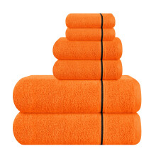 MyOwn Ultra Soft 6-Pack Bomullshanddukar, Innehåller 2 Badhanddukar 28x55 tum, 2 Handdukar 16x24 tum & 2 Tvättlappar 12x12 tum