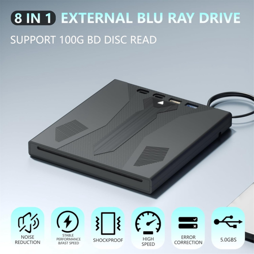 Εξωτερικός εγγραφέας μονάδας Blu Ray, μονάδα οπτικού Blu-ray 3D για φορητό υπολογιστή 2