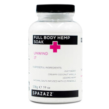 Spazazz Bagno alla Canapa per Tutto il Corpo - 1000 mg di Canapa - Cristalli di Sali da Bagno Aromaterapici per Vasca Idromassaggio e Bagno - 538
