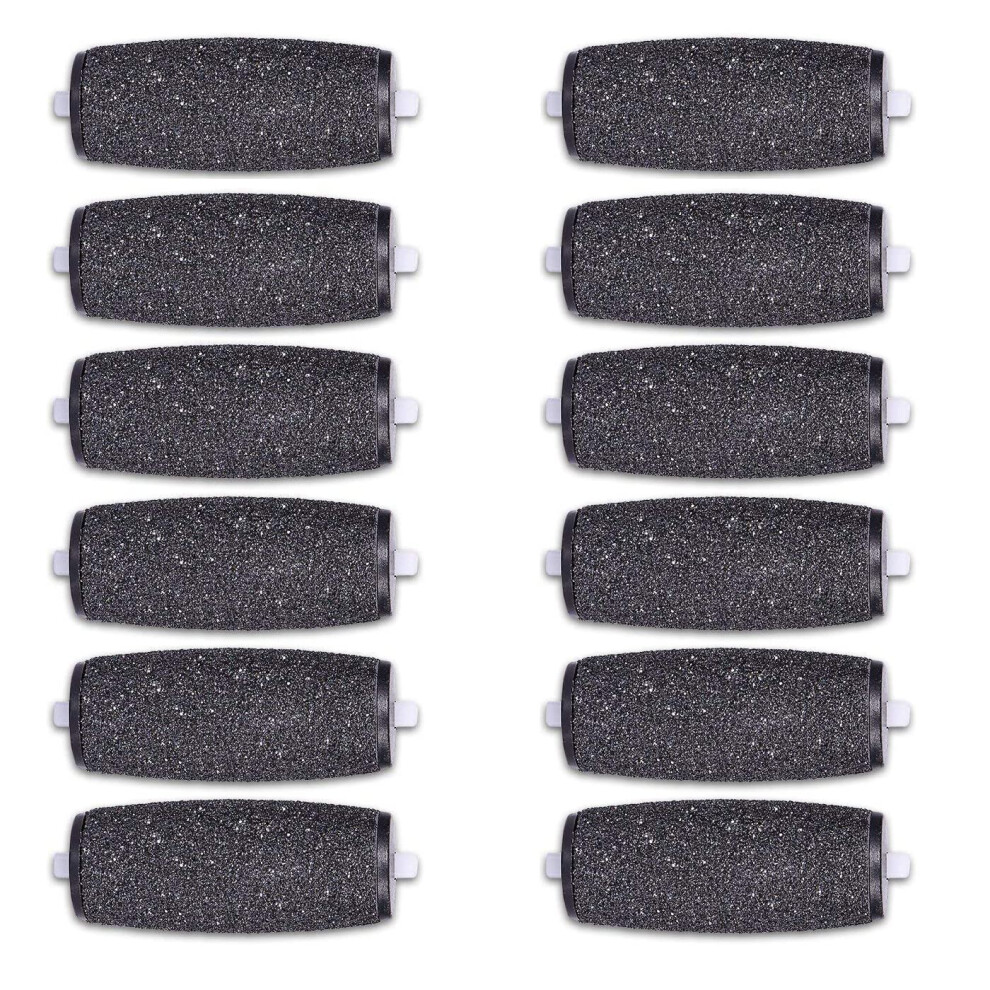 Coomatec 12 Extra Coarse Replacement Roller Refill Heads Compatible With Amope Pedi Refills Electronic Perfect Foot File