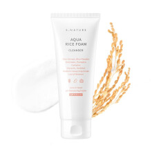 S.NATURE, Rýžová pěna Aqua Foam Cleanser, 2,7 fl oz (80 ml)